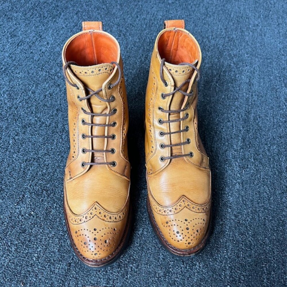 Allen Edmonds Walnut Dalton boot 5D